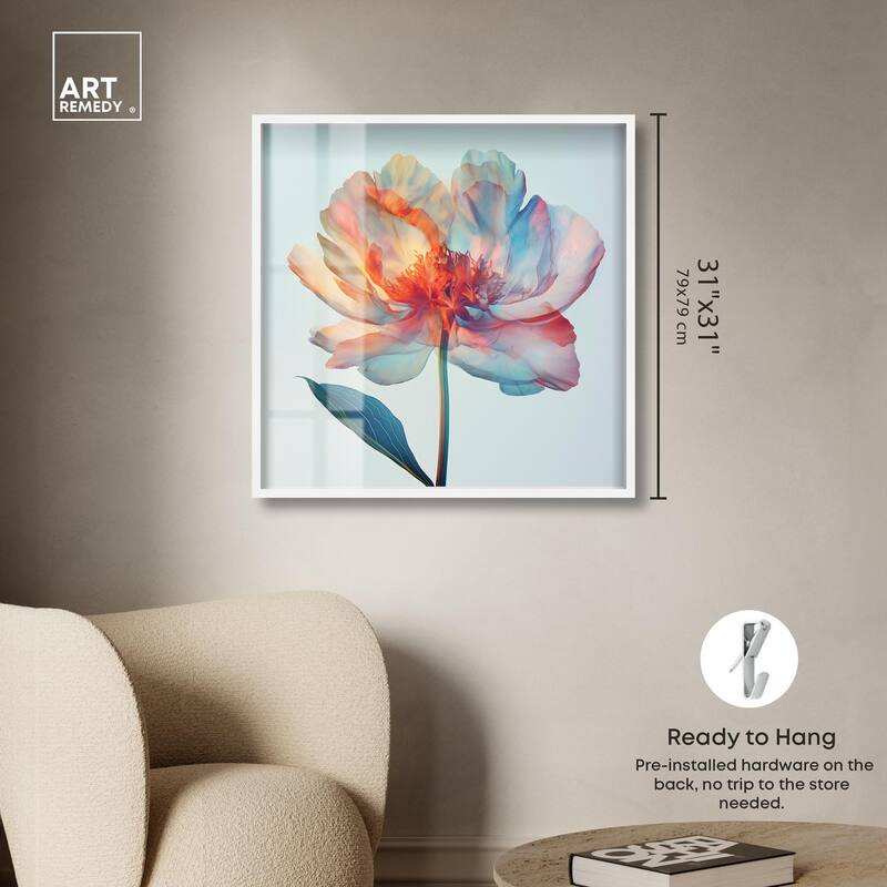 Peony Phases Shadowbox by Art Remedy