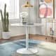 Carson Carrington Klemens Round Dining Table - All White