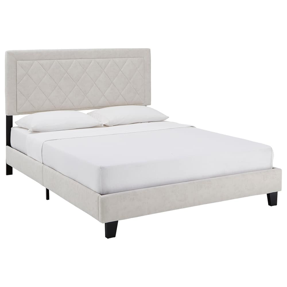 Dartington Velvet Fabric Platform Bed by iNSPIRE Q Modern