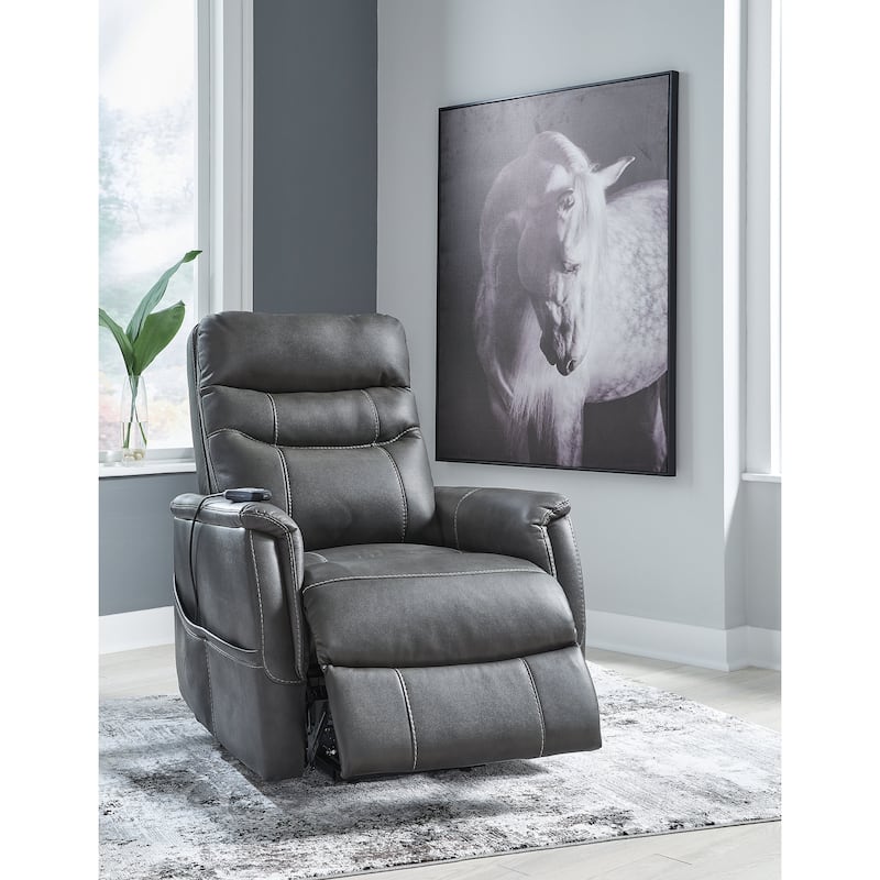 Signature Design by Ashley Strawbill Power Lift Recliner