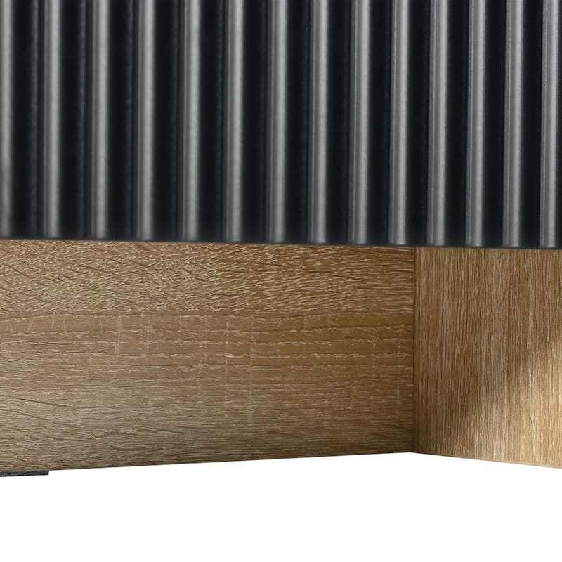 Luxury Fluted TV Stand for TVs Up to 80''