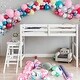 preview thumbnail 11 of 16, Twin Size Loft Bed Platform Kids Bed with ladder, Grey