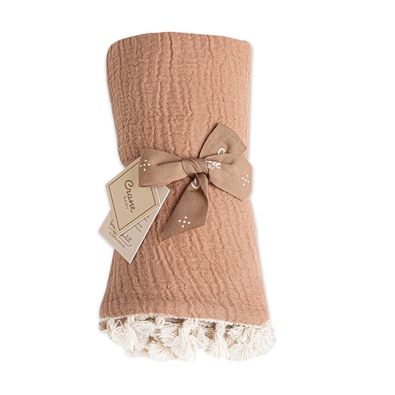 Crane Baby 6-Layer Muslin Blanket