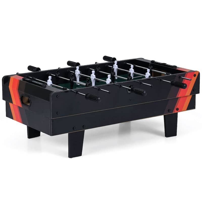 Costway 4 in 1 Multi Game Table with Stackable Tabletops of Billiards, - See Details - Black