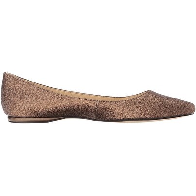 Nine West Womens Speakup Mettalic Ballet Flat