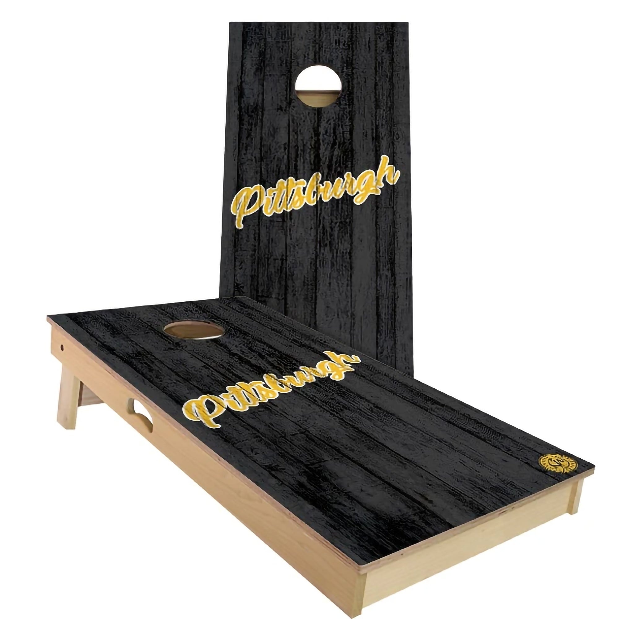 Pittsburgh Vintage Baseball Outdoor Cornhole Board Set