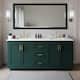 Option Green / White Quartz Top / Brushed Gold Hardware