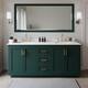 Option Green / White Quartz Top / Brushed Gold Hardware