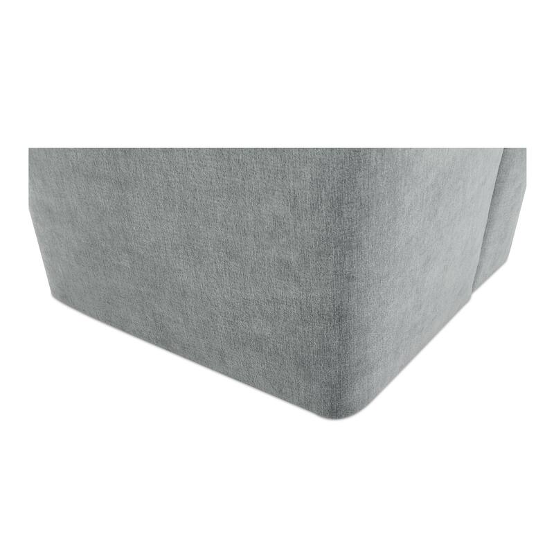 NADAAL STUDIOS Zadie Rolling Dining Chair, 360° Swivel, Polyester Upholstery, High-Density Foam Cushioning, Cream