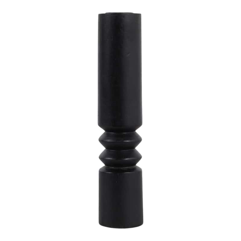 Wood Casual Home Style Decorative Candle Holders with Turned Design