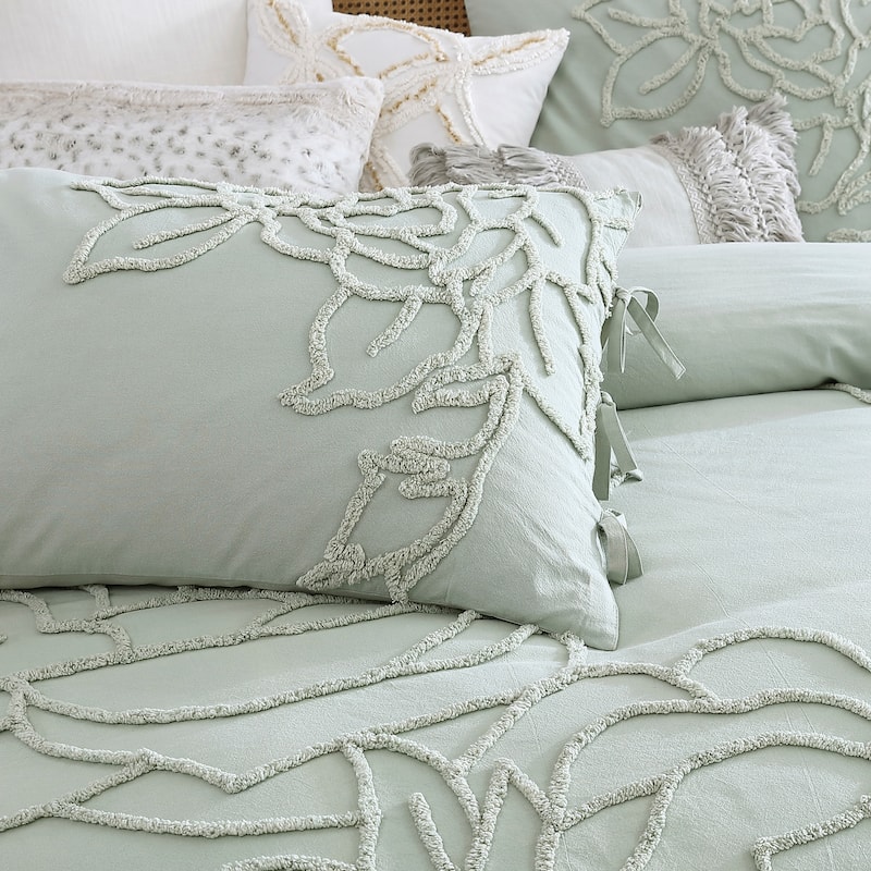 Peri Home Chenille Rose Duvet Set