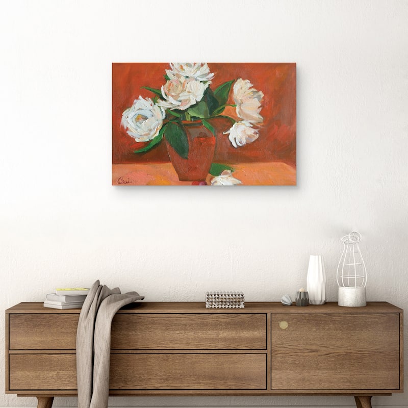 Glowing Petals by Alexi Fine Canvas Art Print