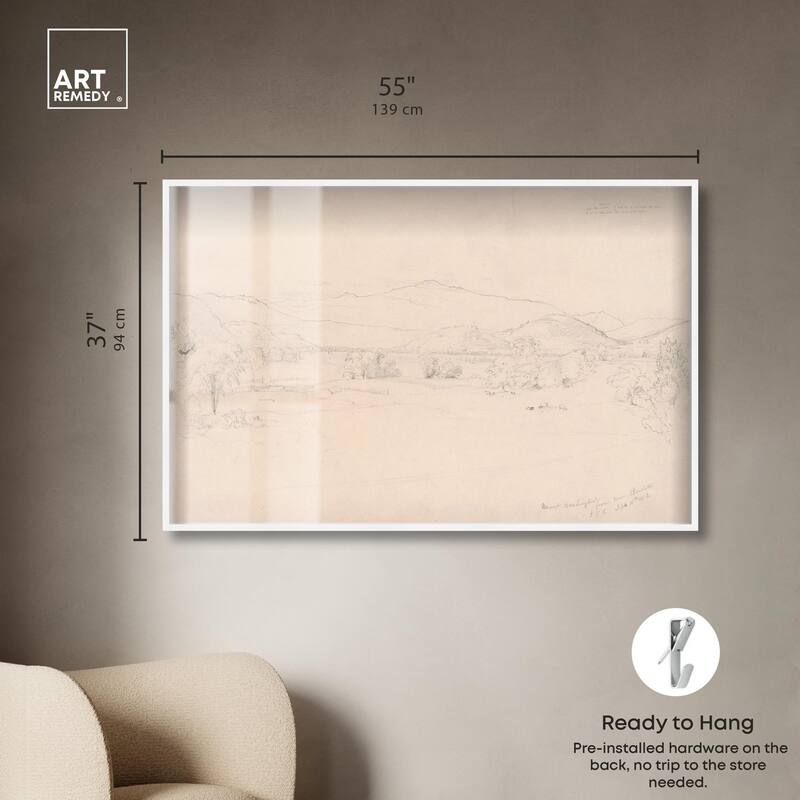 Study for View Mt. Washington Shadowbox by Art Remedy