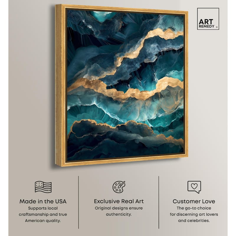 Power Edge I Canvas by Art Remedy