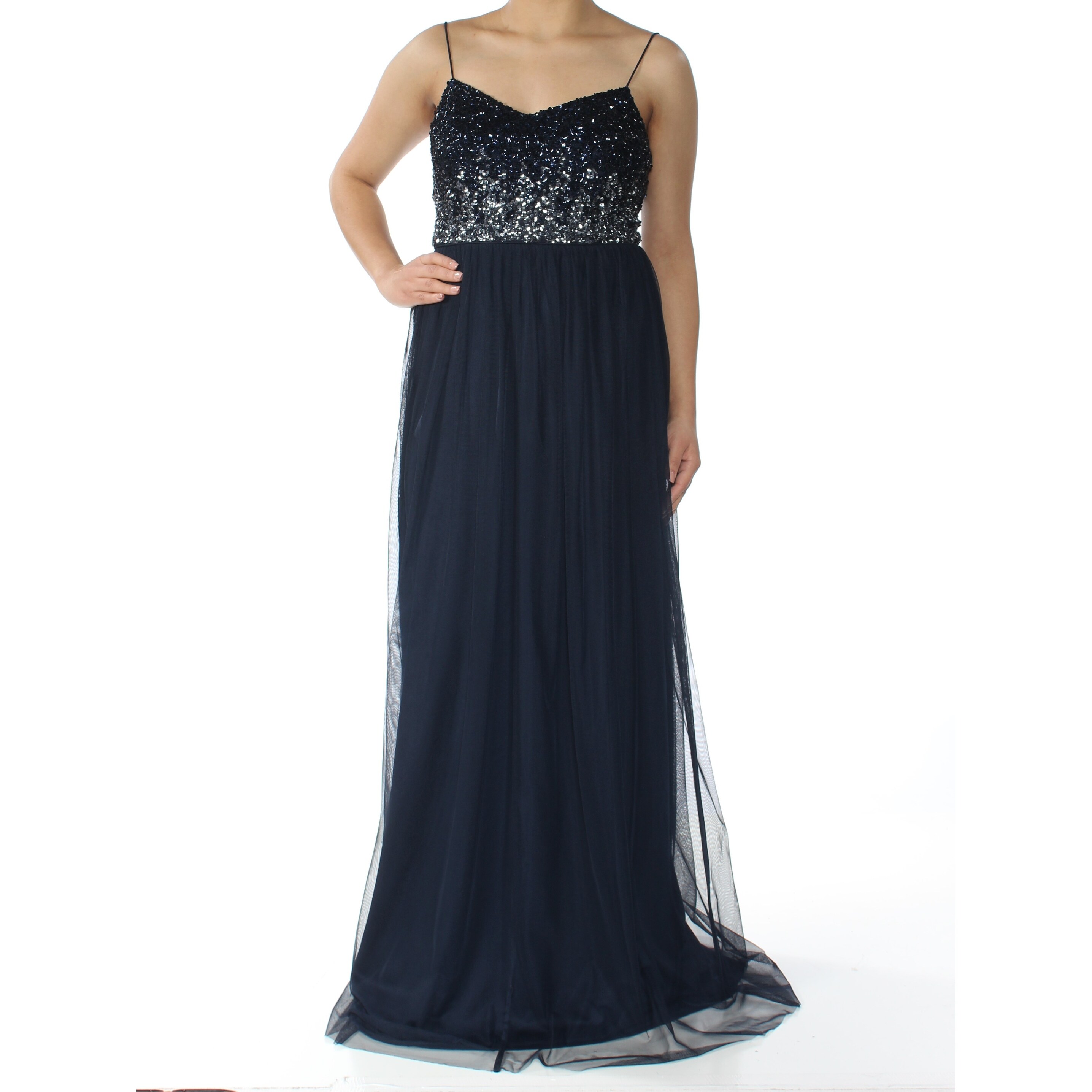 adrianna papell empire waist formal dress