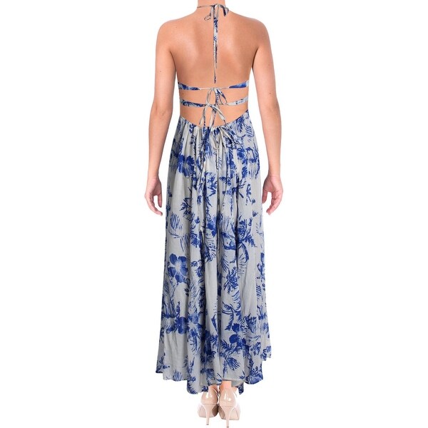 lille maxi dress blue