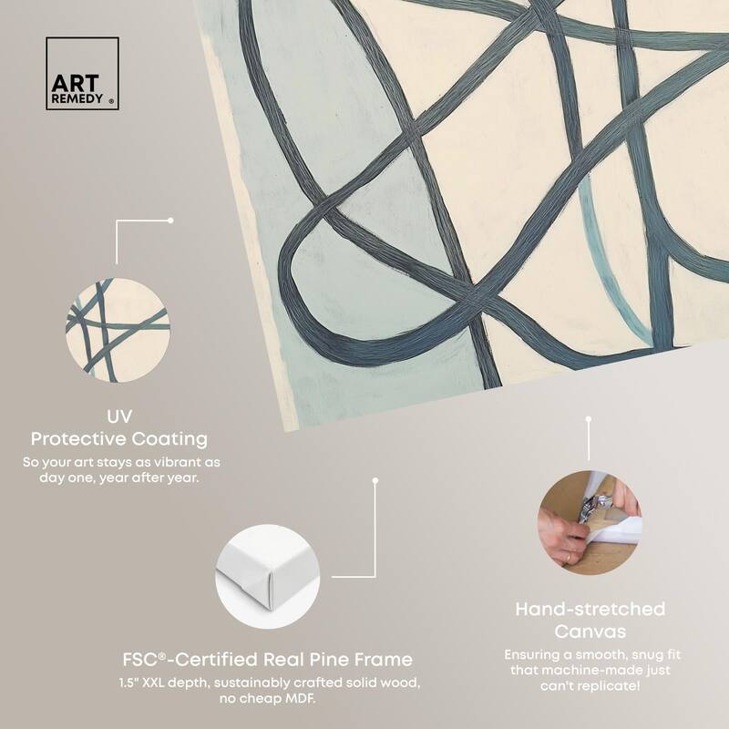 Eternal Loop II Canvas by Art Remedy, Gallery Wrapped