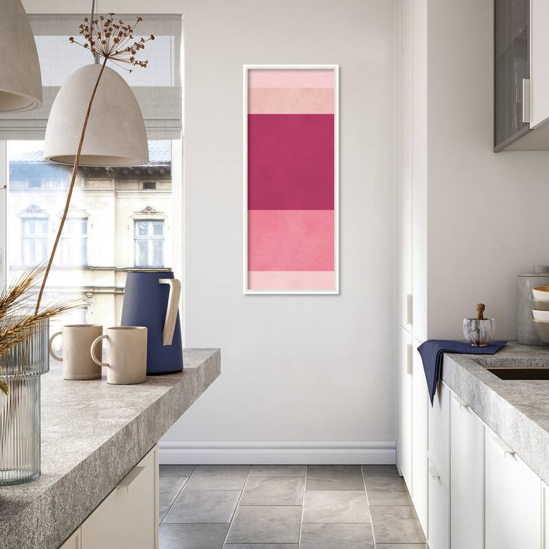 Amanti Art Framed Fabric Pinboard Overlapping geometry 12 by Vitor Costa Printed Bulletin Board