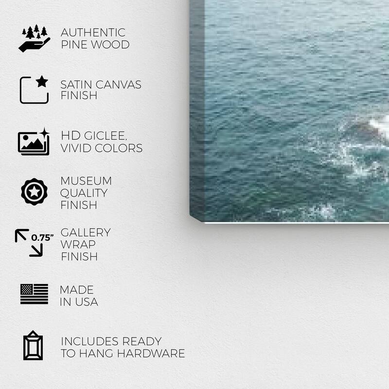 Wynwood Studio Canvas Nautical and Coastal Surfing Adventurer Blue and Turquoise Nautical & Coastal Wall Art Canvas Print