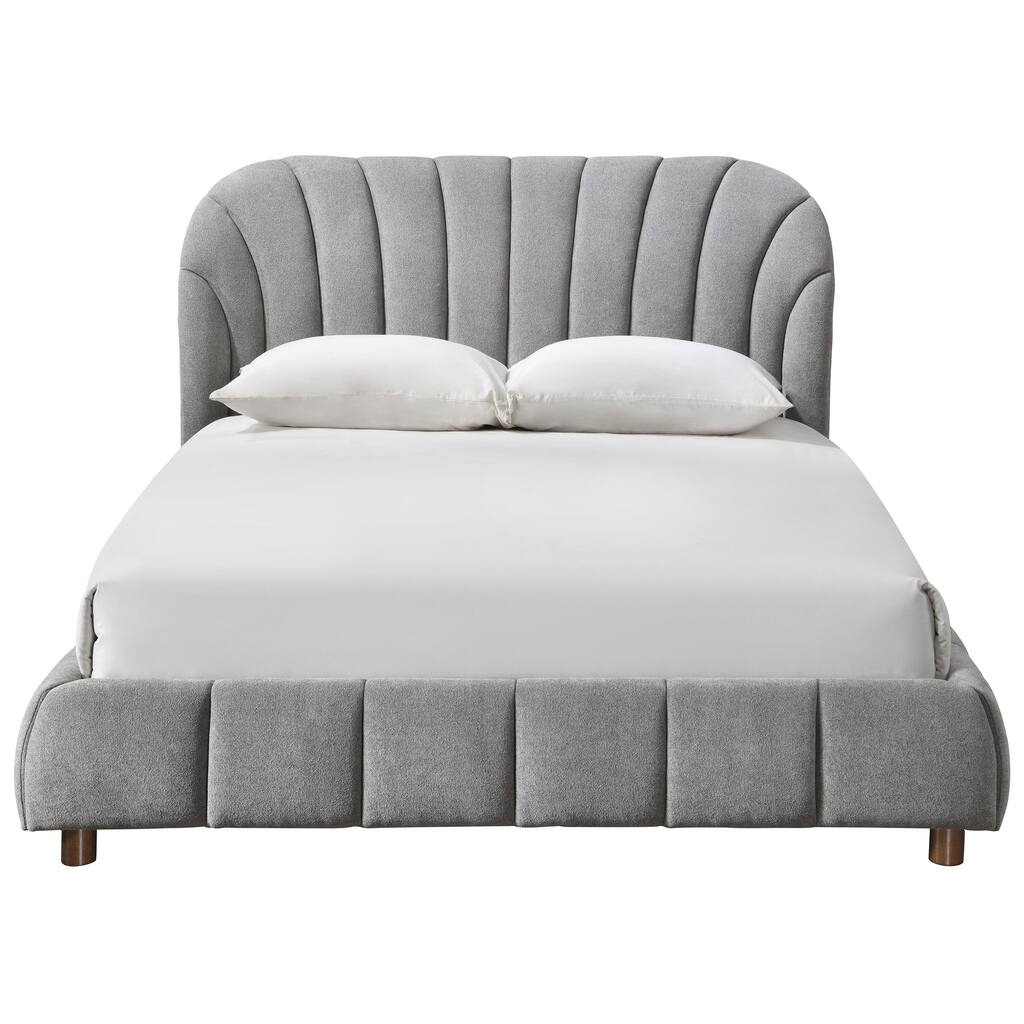 SAFAVIEH Couture Tillie Channel Tufted Bed