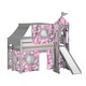 preview thumbnail 109 of 117, JACKPOT Prince & Princess Low Loft Twin Bed, Ladder Slide Tent & Tower