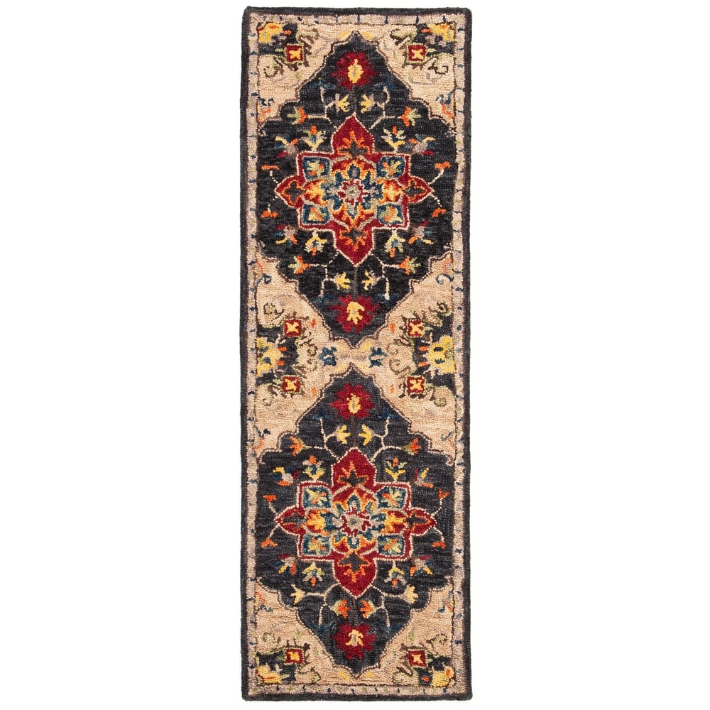 SAFAVIEH Handmade Aspen Rosmarie Boho Tribal Wool Rug