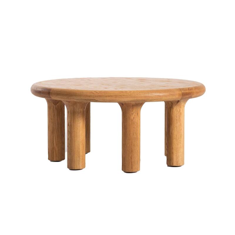 Madron Solid Oak Coffee Table, Brown