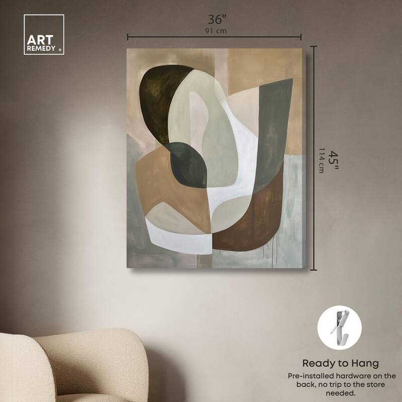 Soft Reverberations II Canvas by Art Remedy, Gallery Wrapped