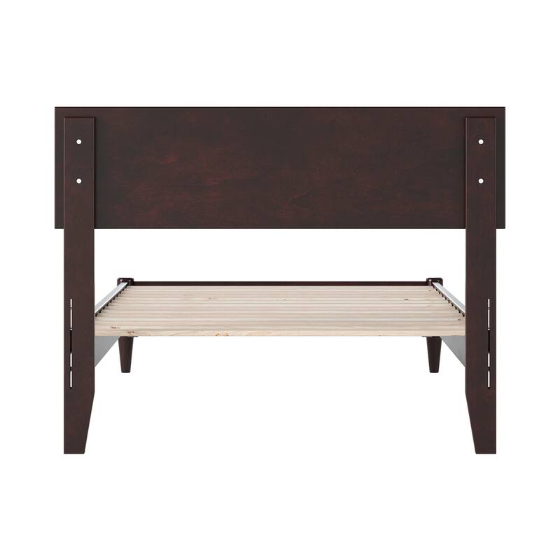 Aria Solid Wood Modern Low Profile Platform Bed