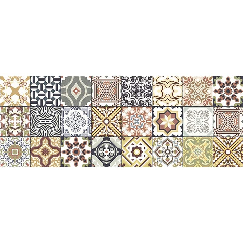 Apollo tile 18" x 48" Nimbus Matte Multicolor Ceramic Tile (22.98 sq ft/case) - 4 Pack