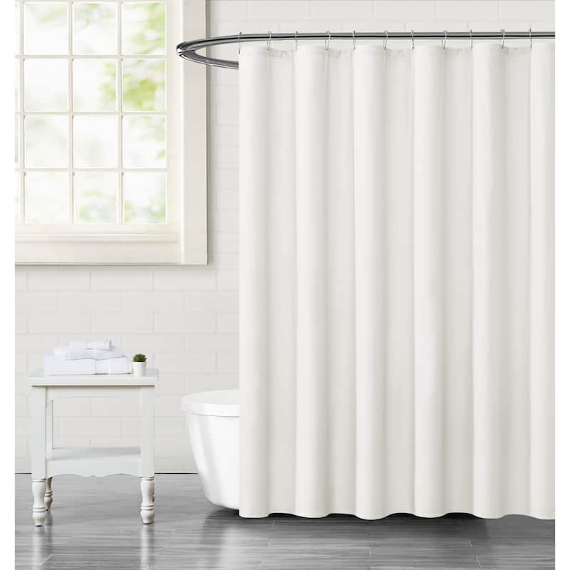 Truly Calm Embossed Fabric 70x72 Shower Liner - On Sale - Bed Bath ...