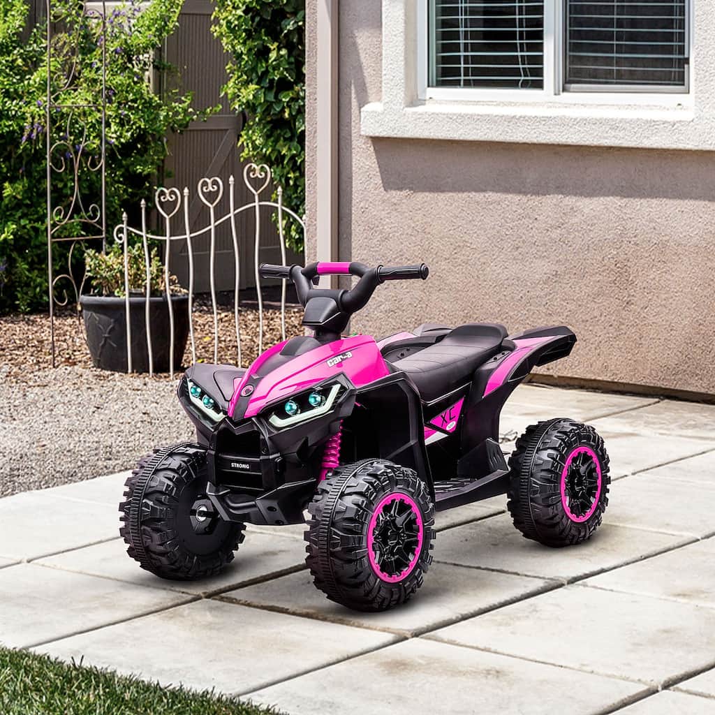 Ride on Motorcycle with Wear-Resistant Tires, 12V Electric Off-Road Toy with Headlight, Battery Powered Electric Car