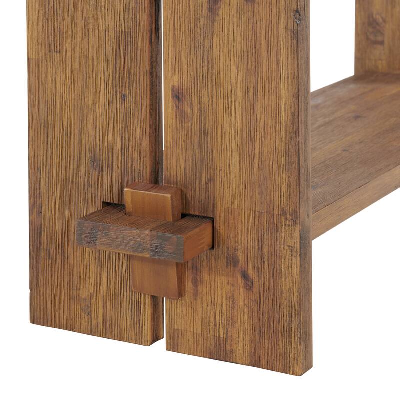 Bethel Acacia Wood 40"W Bench