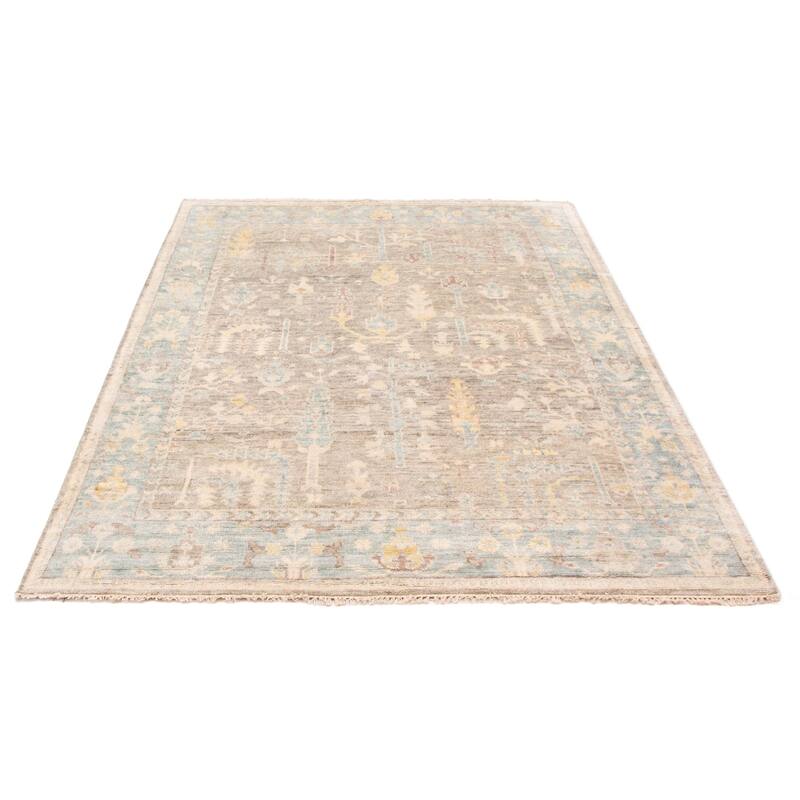 ECARPETGALLERY Hand-knotted Jules Serapi Grey Wool Rug - 8'0 x 9'9