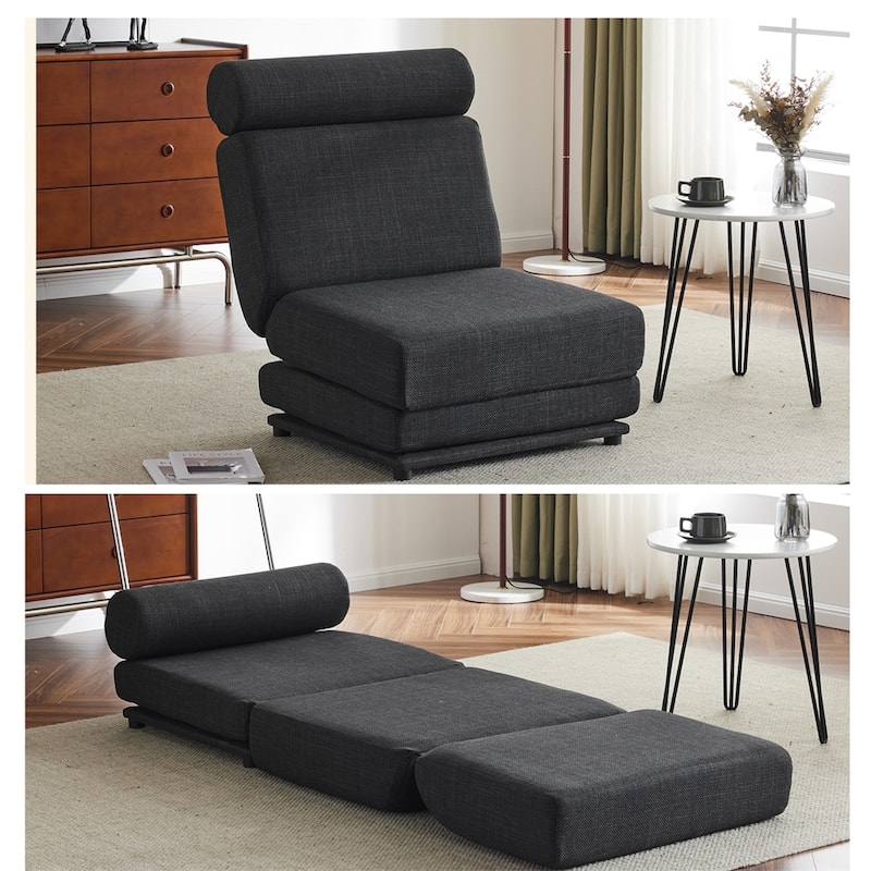 Portable Foldable Single Sofa Bed with Pillow