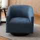 preview thumbnail 20 of 30, Copper Grove Pregrada Wood-base Swivel Chair Blue
