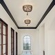 preview thumbnail 24 of 30, OYIPRO 3 - Light 12'' Bohemia Beaded Flush Mount Light Fixtures