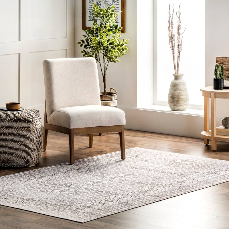 Nuloom Hettie SpinClean Transitional Tribal Machine Washable Area Rug