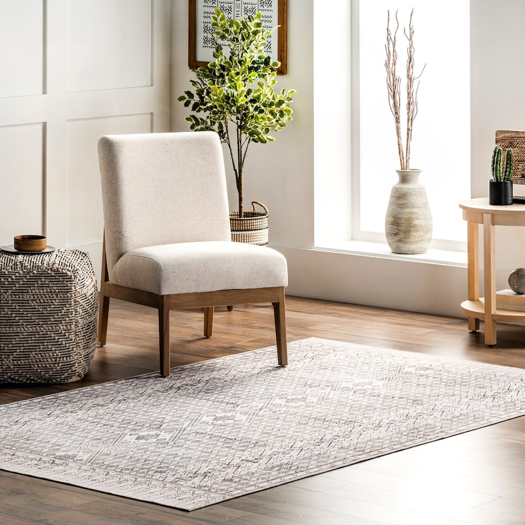 Nuloom Hettie SpinClean Transitional Tribal Machine Washable Area Rug