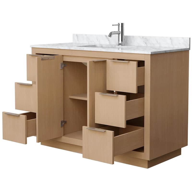 Wyndham Collection Maroni 48" Free Standing Single Basin Vanity Set