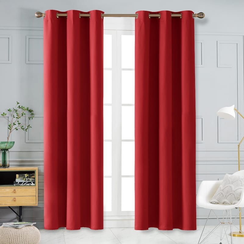 Deconovo 108 120 Length Grommet Curtain (1 Panel)