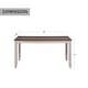 preview thumbnail 5 of 3, Samuel 2-tone Rectangular Dining Table