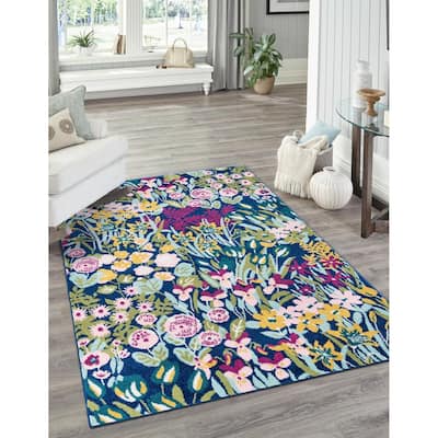 Contemporary Demdence Collection Area Rug
