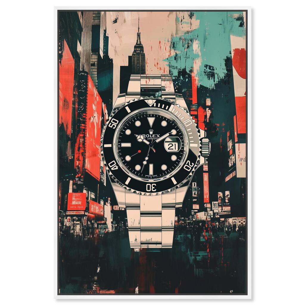 Cityscape Watch Canvas by Art Remedy