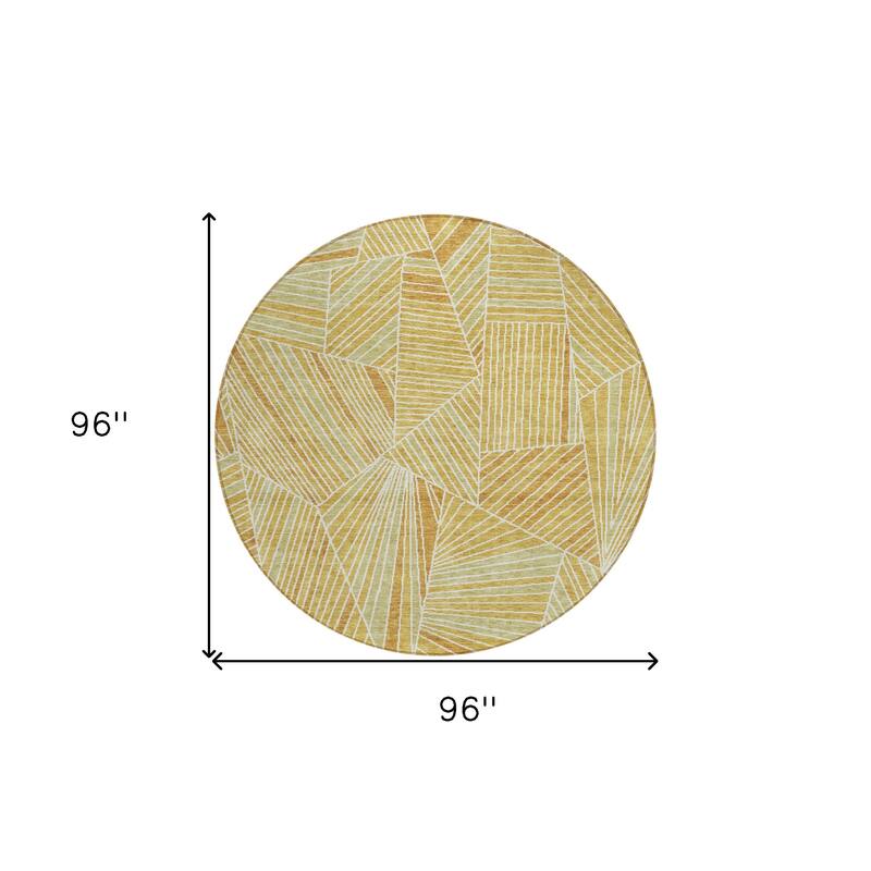 HomeRoots Geometric Transitional Rectangle Outdoor Rug