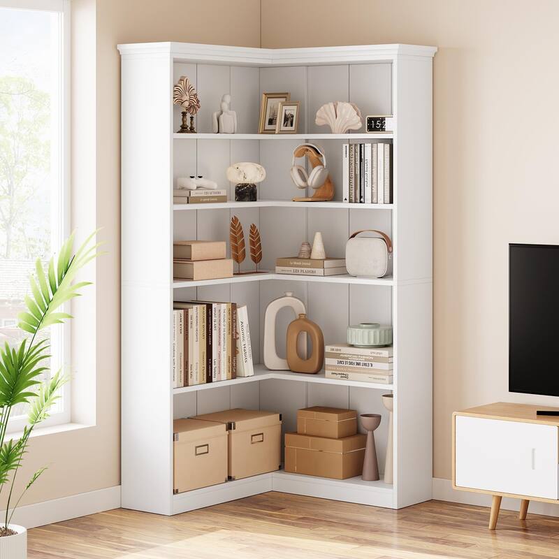 Farmhouse Bookshelf Corner