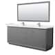 Option Dark Gray, Nickel Trim, White Quartz Top