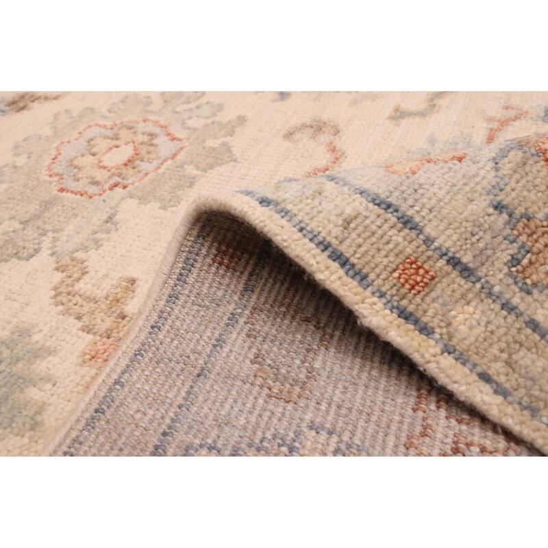 ECARPETGALLERY Hand-knotted Jules Serapi Ivory Wool Rug - 8'1 x 9'11