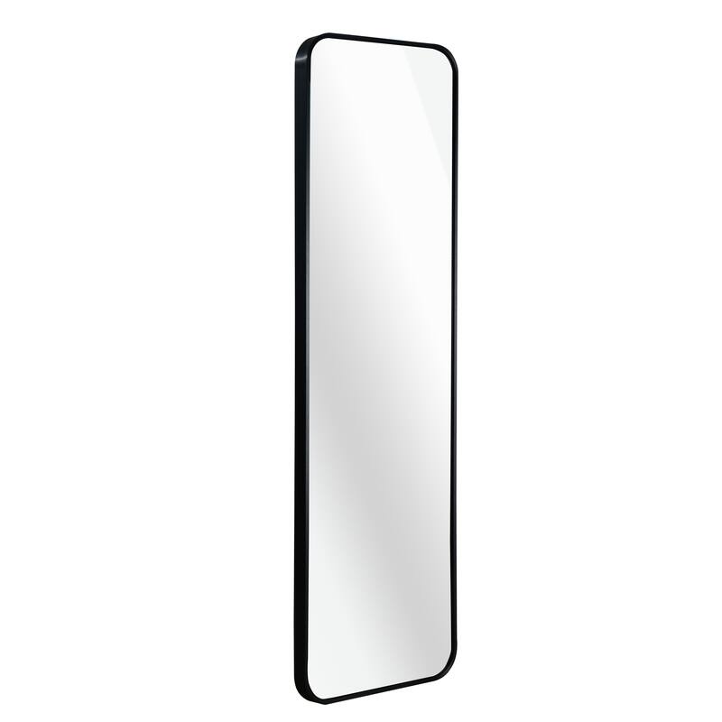 GDFStudio - Rivello Luxury Modern Full Length Door Decorative Mirror with Reinforced Hanging System & Metal Frame