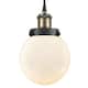 Option Black Antique Brass / Matte White